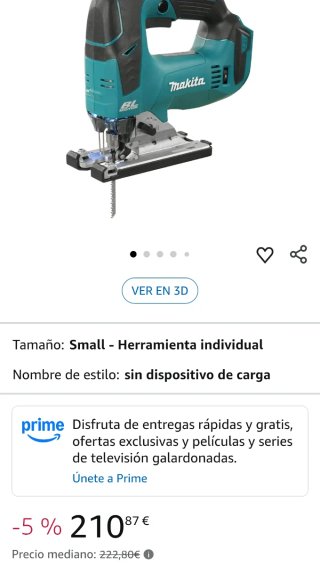 Makita DJV182 Caladora 18V BL (Solo Cuerpo)