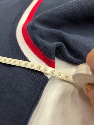 Felpa Vintage Tommy Jeans Spell Out Hoodie Tg L