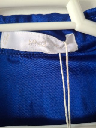 Vestido Mango fiesta azul talla L
