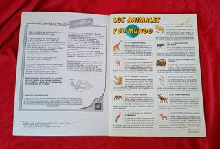 Álbum Cromotinas Los Animales y su Mundo 1987