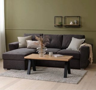 Sofá Cama 3 Plazas Gris Usado solo 10 Meses