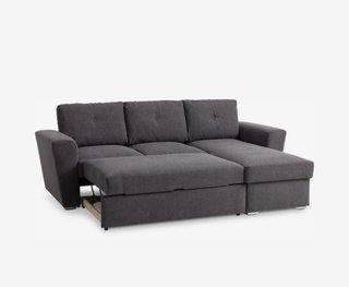 Sofá Cama 3 Plazas Gris Usado solo 10 Meses
