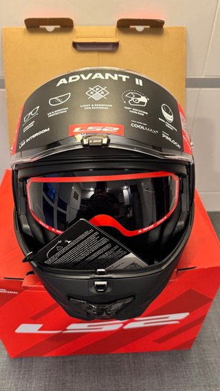 Casco LS2 Advant II Talla M Negro