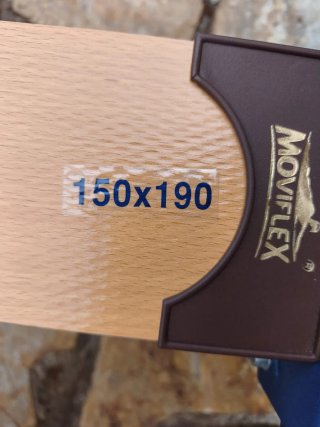 Somier Movellex Metal y Madera Azul