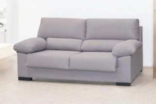 Sofá de 2 plazas gris