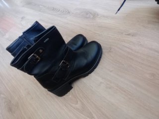 Botas Panamá Jack Goretex Mujer Negras cuero origi