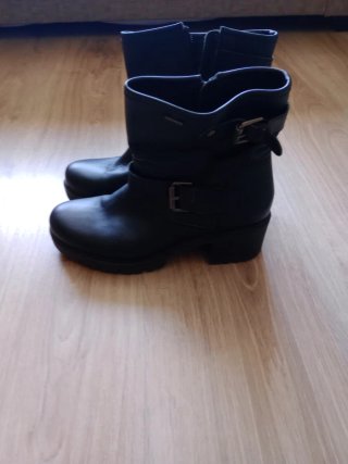 Botas Panamá Jack Goretex Mujer Negras cuero origi