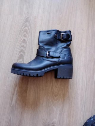 Botas Panamá Jack Goretex Mujer Negras cuero origi