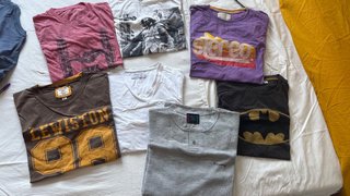 Lote 5 Camisetas Hombre Talla L