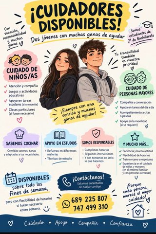 Cuidado de niños y personas mayores