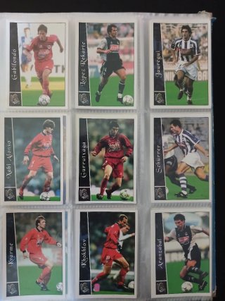Cartas Fútbol Liga 2003 Paks de 3 equipos