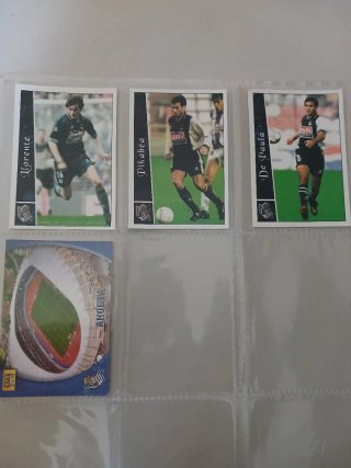 Cartas Fútbol Liga 2003 Paks de 3 equipos