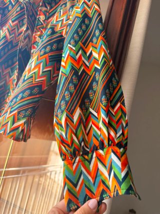 Camicia donna fantasia