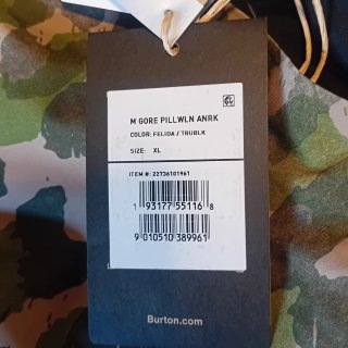 Chaqueta Esquí Burton GORE-TEX Talla XL