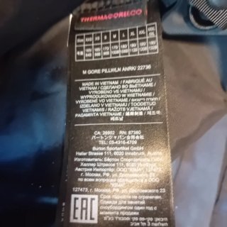 Chaqueta Esquí Burton GORE-TEX Talla XL