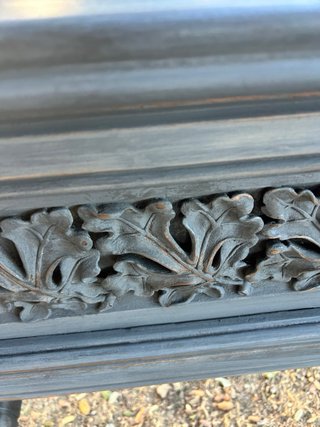 Baúl antiguo decorativo de madera