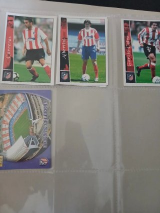 Cartas Futbol Liga 2003  Paks de 3 equipos
