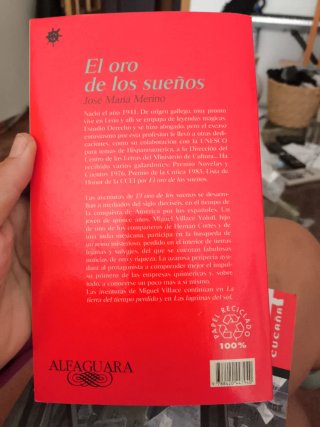 Libro lectura,el oro de los sueños