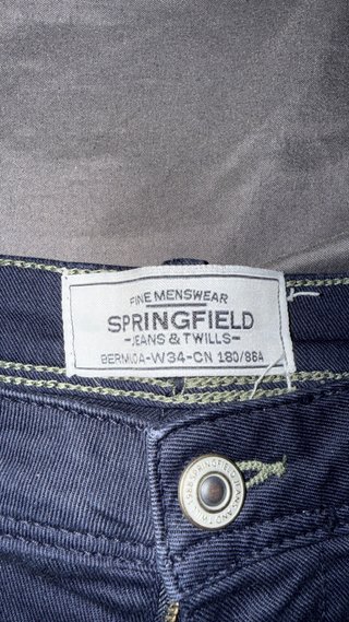 Pantalón corto Springfield azul