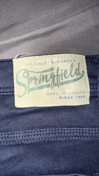 Pantalón corto Springfield azul
