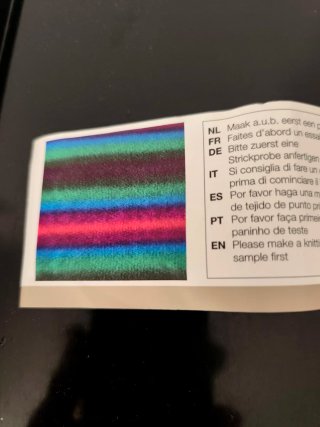Ovillo lana multicolor 150g 555m