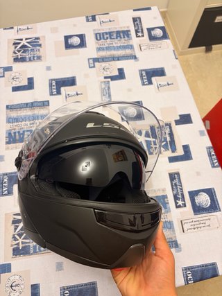Casco Integral Moto LS2 Negro
