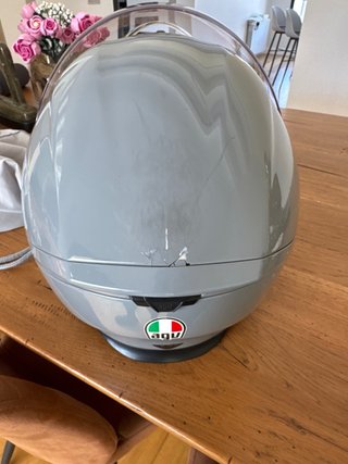 Casco AGV JET Gris ML