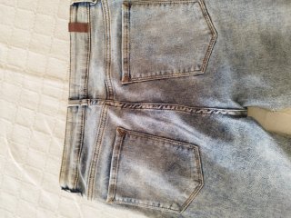 Pantalones vaqueros pitillo Pull&Bear azul Talla X