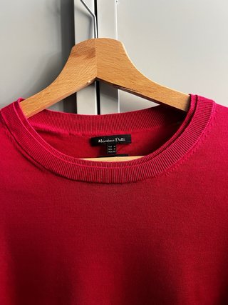 Jersey Massimo Dutti Rojo Talla M