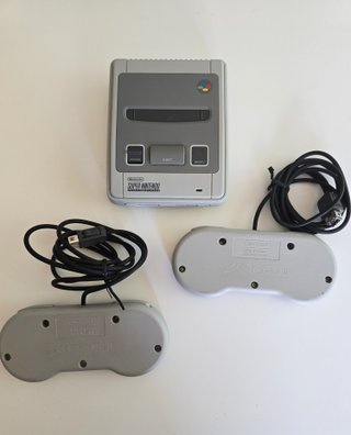 Super Nintendo Classic Mini mandos juego preinst
