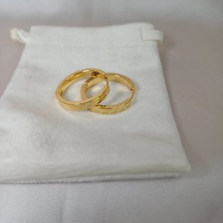 Pendientes Aro Greca Chapado Oro 18k