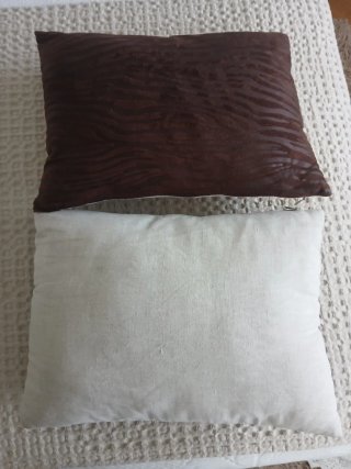 Cojines Zara Home Marrones Otoño