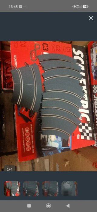 10 Curvas Scalextric 1/32