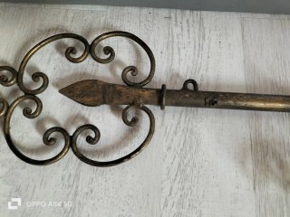 Perchero Antiguo Llave Hierro