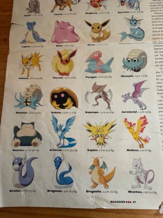 Pokémon 1999 EL MUNDO Magazine – 1ª Generación