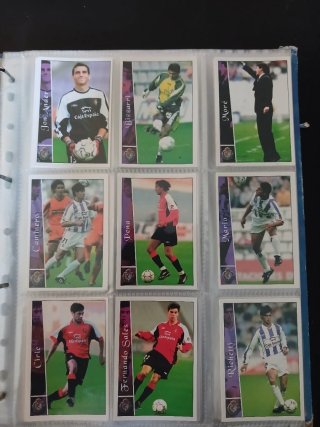 Cartas Futbol Liga 2003  Paks de varios equipos