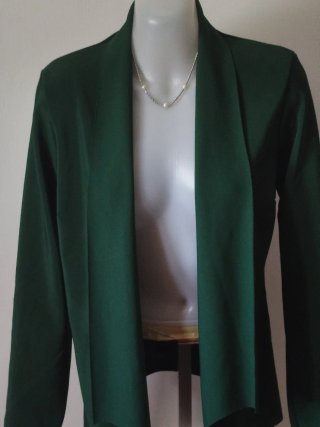 Giacca donna verde taglia Unica