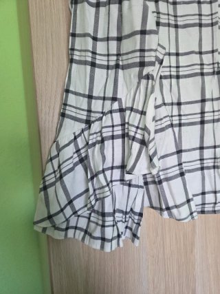 Blusa C&A Cuadros Manga Larga