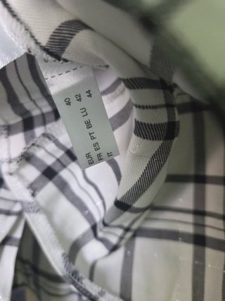 Blusa C&A Cuadros Manga Larga