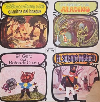Vinilo Infantil: Blancanieves, Aladino, Gato con B