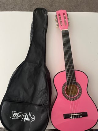 Guitarra clásica infantil Music Alley rosa