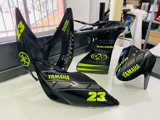 Pegatinas Yamaha Aerox Voca Amarillo Fluor