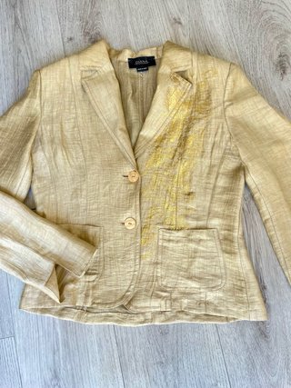 Completo Lino Diana Gallesi Oro