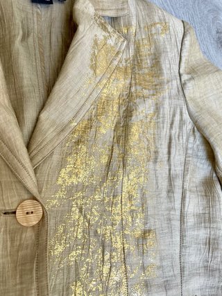 Completo Lino Diana Gallesi Oro