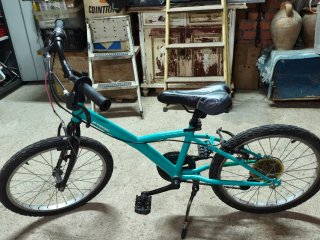Bicicleta infantil azul