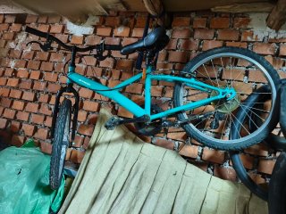 Bicicleta infantil azul
