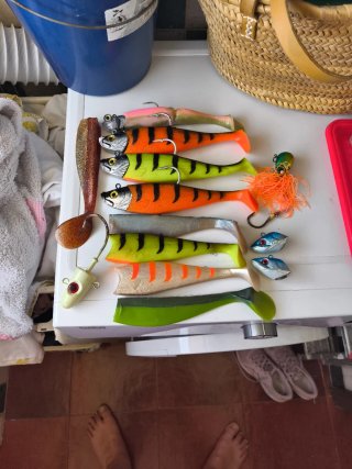 Lotes de vinilos y cabezas plomadas