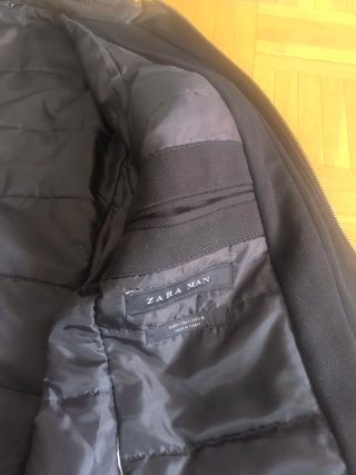 Chaqueta Zara Negra Elegante Hombre