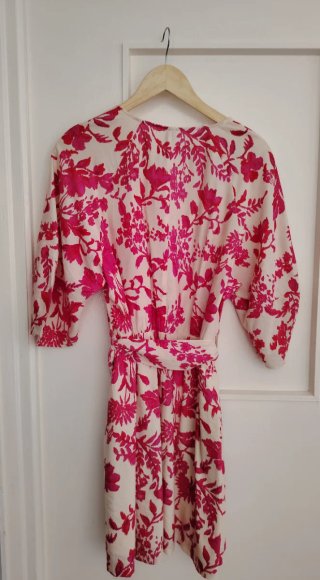 Vestido estampado floral Mango Talla L