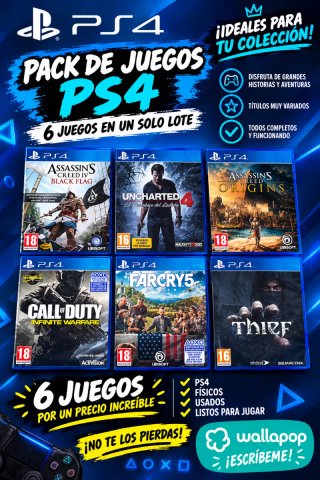 LEGEND PACK JUEGOS PS4